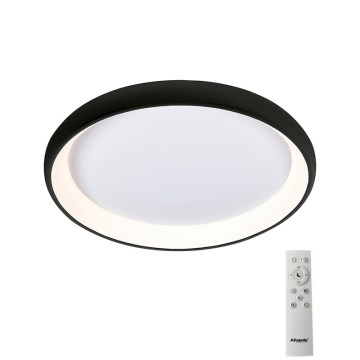 Azzardo AZ5072 - Plafonnier à intensité variable LED ANTONIO LED/50W/230V noir + télécommande