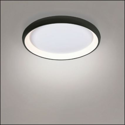 Azzardo AZ5072 - Plafonnier à intensité variable LED ANTONIO LED/50W/230V noir + télécommande