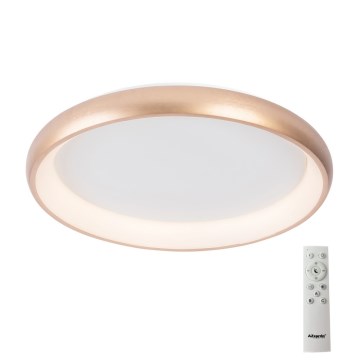 Azzardo AZ5076 - Plafonnier à intensité variable LED ANTONIO LED/80W/230V doré + télécommande