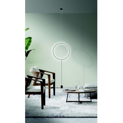 Azzardo AZ5264 - Suspension filaire à intensité variable LED CODUTTI LED/28W/230V noir