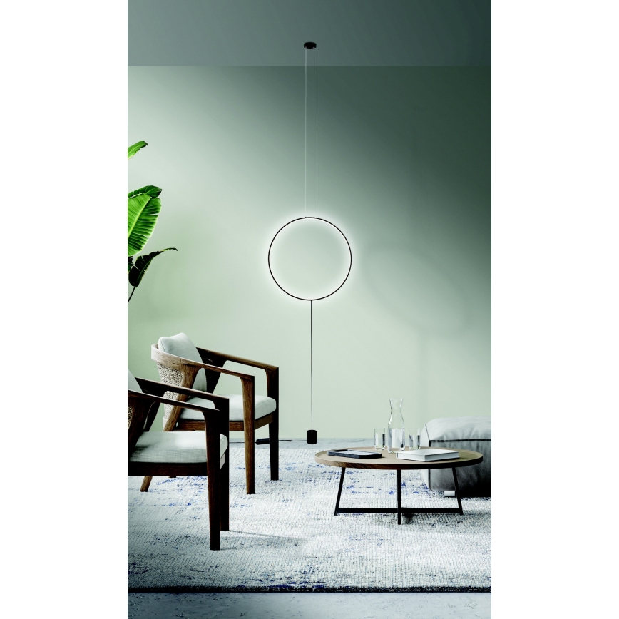 Azzardo AZ5264 - Suspension filaire à intensité variable LED CODUTTI LED/28W/230V noir