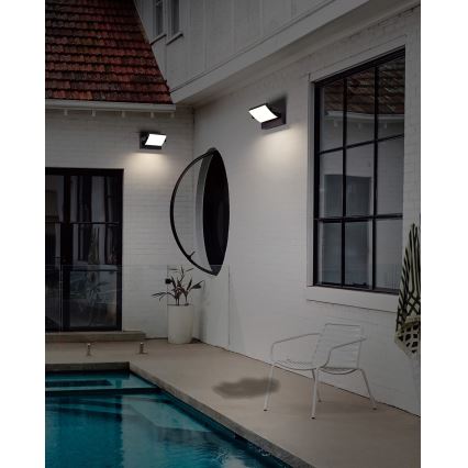 Azzardo AZ5340 - LED Buitenwandlamp met sensor DURANTE LED/21W/230V IP54