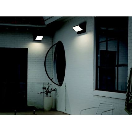 Azzardo AZ5340 - LED Buitenwandlamp met sensor DURANTE LED/21W/230V IP54