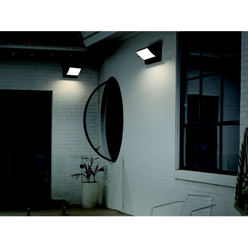 Azzardo AZ5340 - LED Buitenwandlamp met sensor DURANTE LED/21W/230V IP54