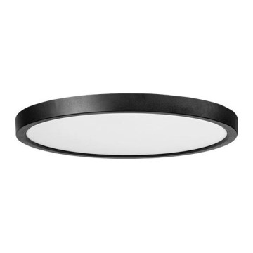 Azzardo AZ5368 - Plafonnier à intensité variable LED salle de bain PANKA LED/24W/230V IP40 noir