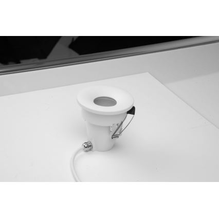 Azzardo AZ5389 - Spot encastrable salle de bain ROMOLO 1xGU10/50W/230V IP65 blanc