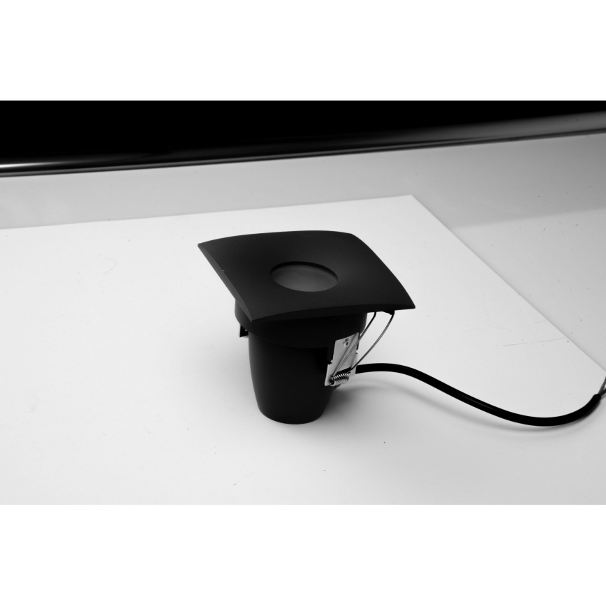 Azzardo AZ5392 - Badkamer inbouwspot ROMOLO 1xGU10/50W/230V IP65 zwart