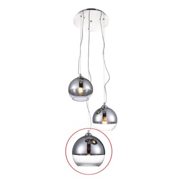 Azzardo - Reserve glas voor kroonluchter BALL - groot diameter 24 cm