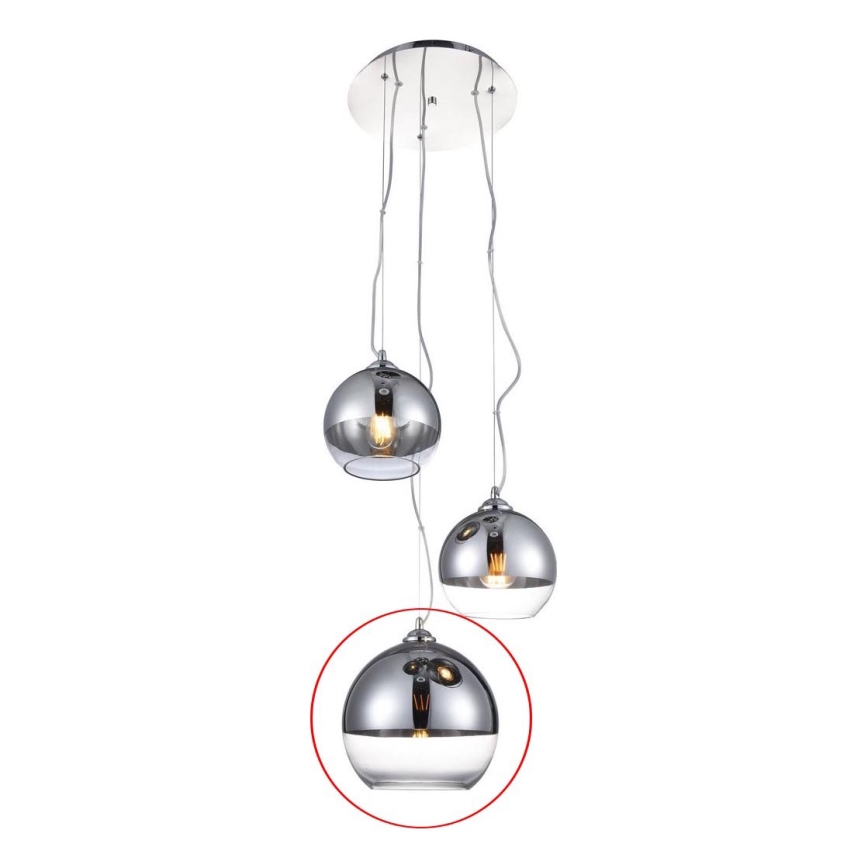 Azzardo - Reserve glas voor kroonluchter BALL - groot diameter 24 cm