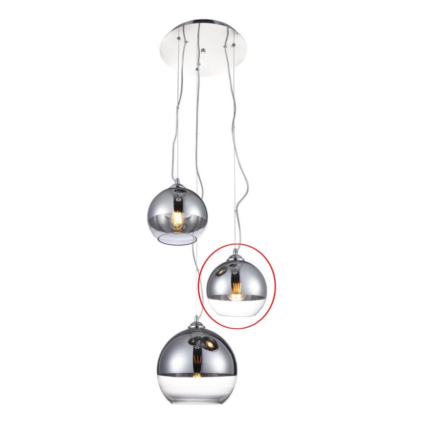 Azzardo - Reserve glas voor kroonluchter BALL - klein diameter 18 cm