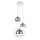 Azzardo - Verre de rechange pour suspension BALL - grand d. 24 cm