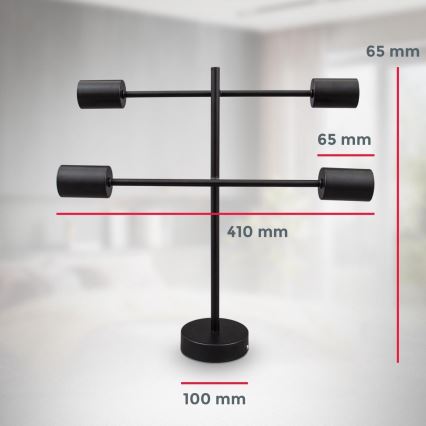 B.K. Licht 1343 - Suspension 4xE27/60W/230V