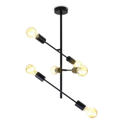 B.K. Licht 1344 - Hanglamp aan een paal 6xE27/60W/230V