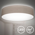 B.K. Licht 1395 - LED plafondlamp LED/20W/230V taupe