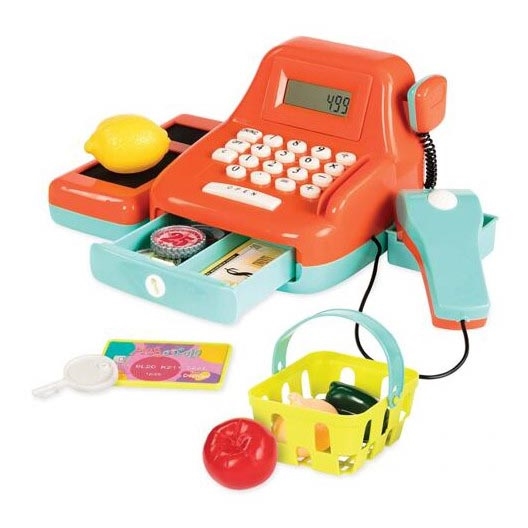 B-Toys - Caisse enregistreuse enfant avec bruits et calculette