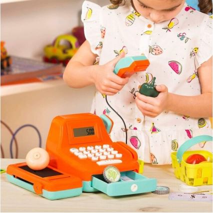 B-Toys - Caisse enregistreuse enfant avec bruits et calculette