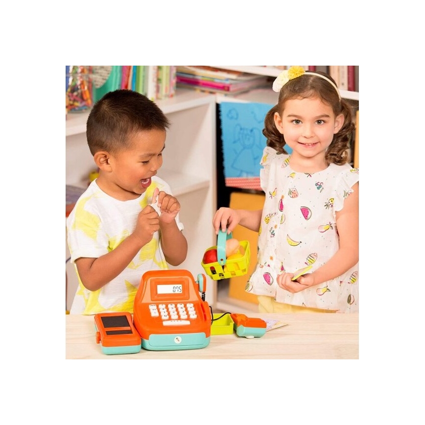 B-Toys - Caisse enregistreuse enfant avec bruits et calculette