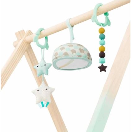 B-Toys - Couverture de jeu enfant avec trapèze Starry Sky pin