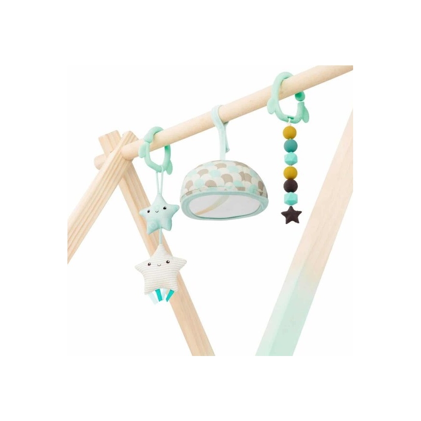 B-Toys - Couverture de jeu enfant avec trapèze Starry Sky pin