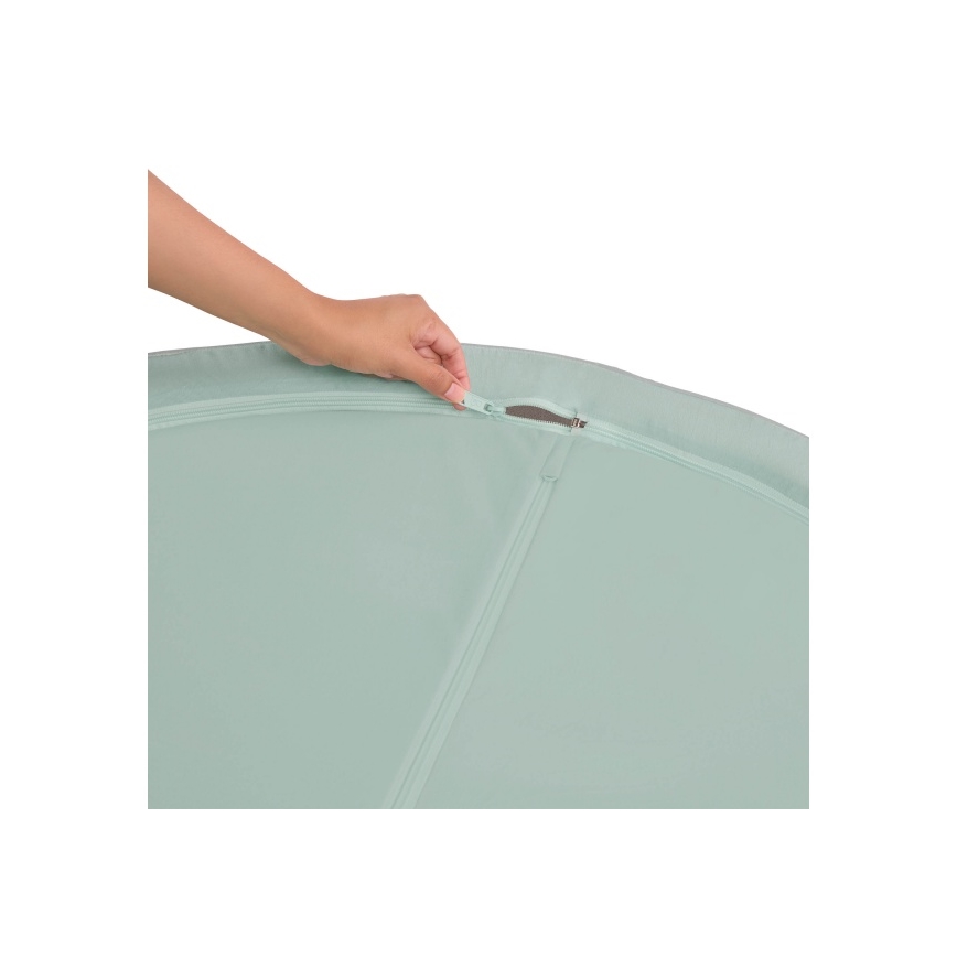 B-Toys - Droog zwembad voor kinderen met speelballen diameter 89 cm grijs/turquoise