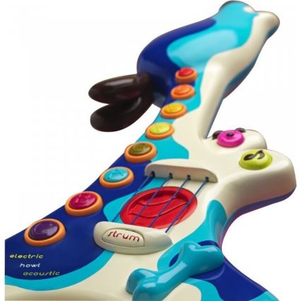 B-Toys - Guitare électrique enfant Chien Woofer 3xAA