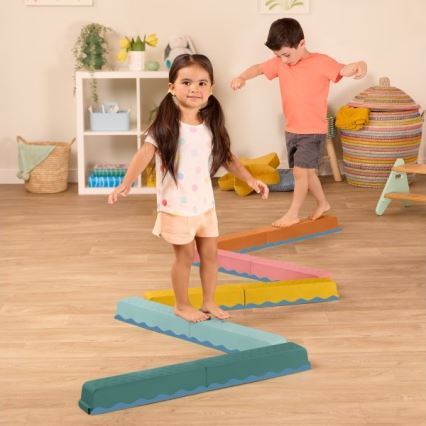 B-Toys - Hindernisbaan BALANCE & HOP 10 st.