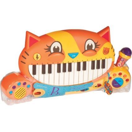 B-Toys - Kinderpiano met microfoon Cat 4xAA