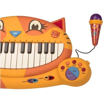 B-Toys - Kinderpiano met microfoon Cat 4xAA