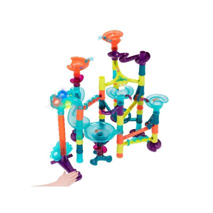B-Toys - Piste de billes MARBLE Deluxe 3xAG13