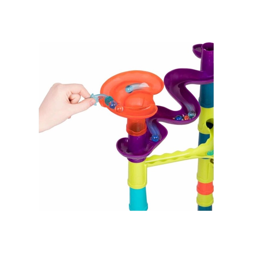 B-Toys - Piste de billes MARBLE Deluxe 3xAG13