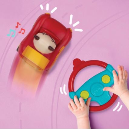 B-Toys - Voiture avec télécommande Panda Bingo 4xAA + 2xAAA