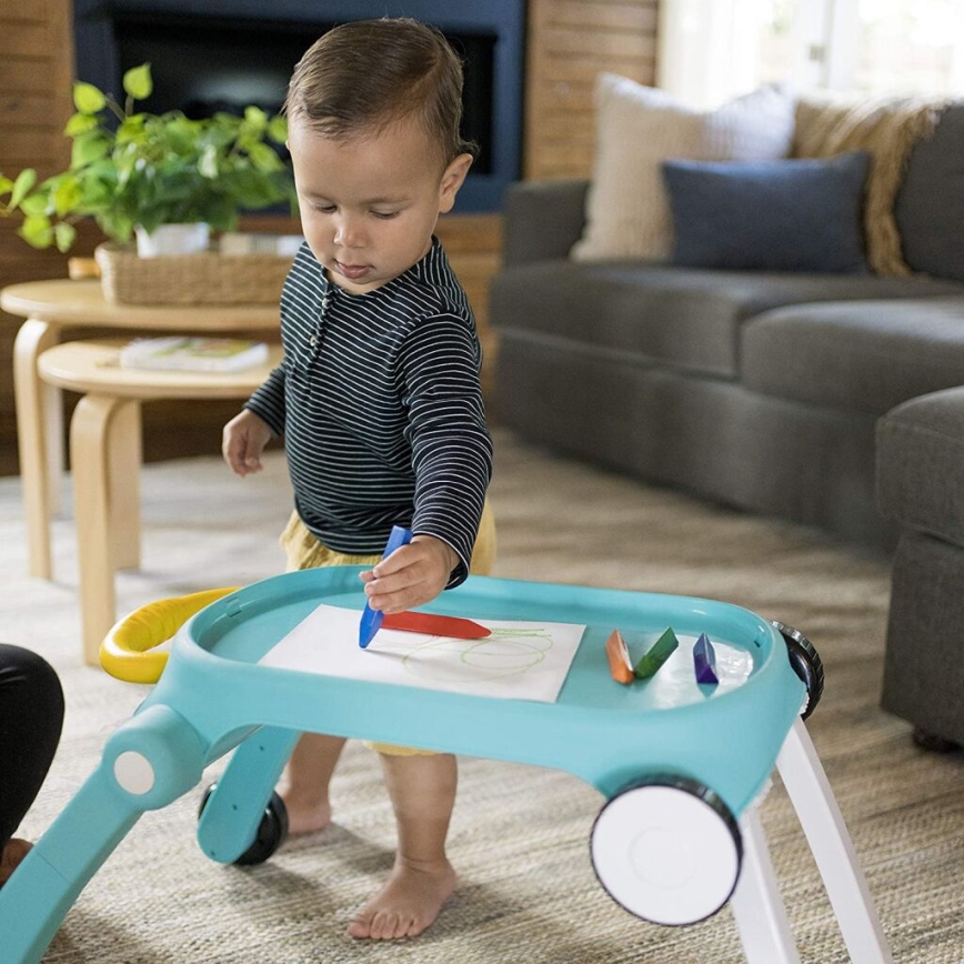 Baby Einstein - Loopwagentje met activiteiten 4in1 MUSICAL MIX ‘N ROLL 3xAA