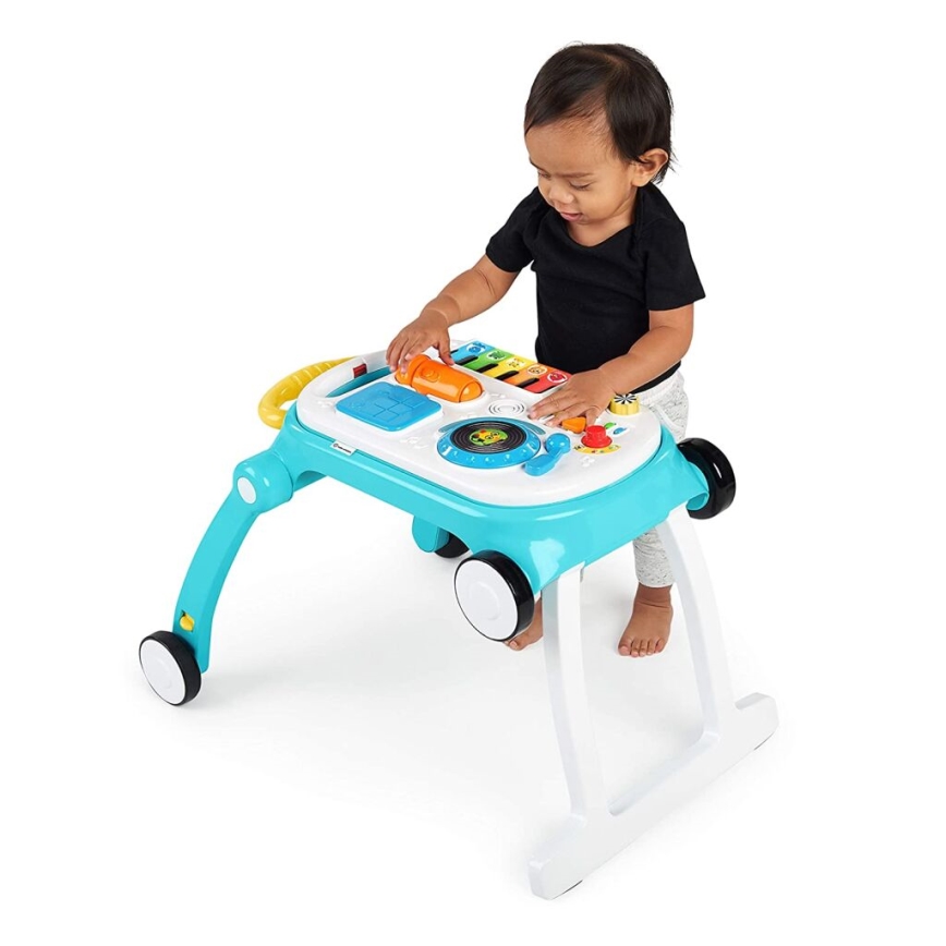 Baby Einstein - Loopwagentje met activiteiten 4in1 MUSICAL MIX ‘N ROLL 3xAA