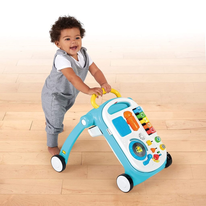 Baby Einstein - Loopwagentje met activiteiten 4in1 MUSICAL MIX ‘N ROLL 3xAA