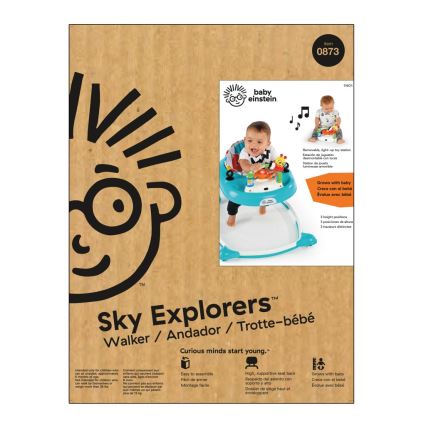 Baby Einstein - Trotteur pour bébé SKY EXPLORERS WALKER 3xAA