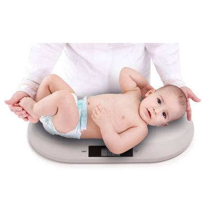 BabyOno - Digitale weegschaal voor baby's 2xAAA grijs