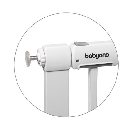 BabyOno - Veiligheidshekje 75-96 cm wit