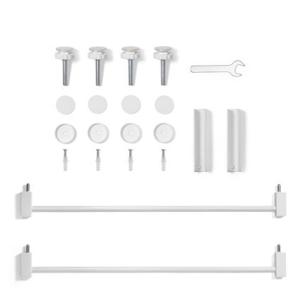 BabyOno - Veiligheidshekje 75-96 cm wit