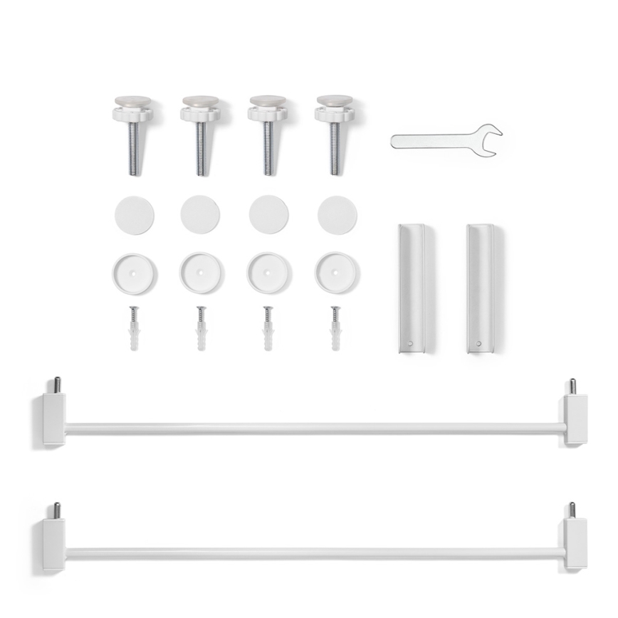 BabyOno - Veiligheidshekje 75-96 cm wit