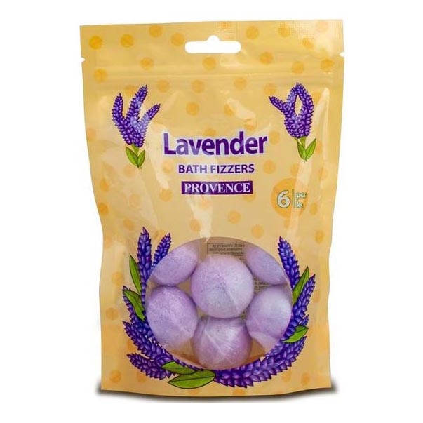 Badbruisballen PROVENCE 6 st. lavendel