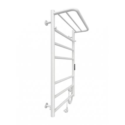 Badkamer handdoekradiator HOME 95W/230V 77x53 cm RVS/wit rechts