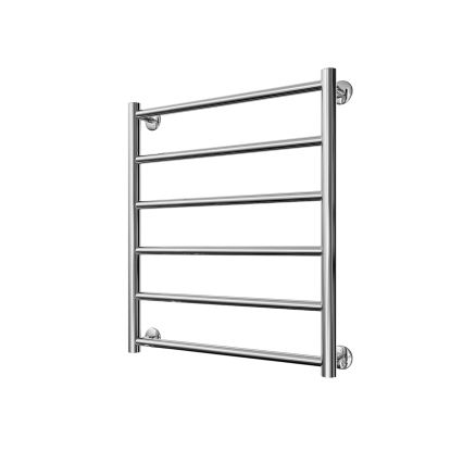 Badkamer handdoekradiator INOX FLAT 122W/230V 57x53 cm RVS/glanzend chroom