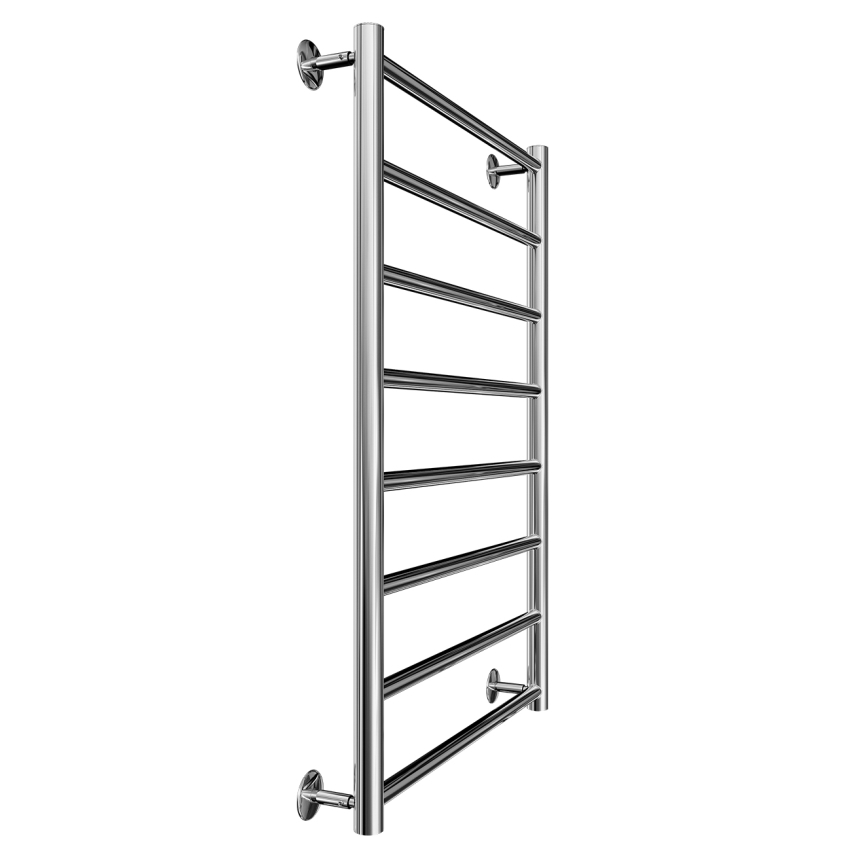 Badkamer handdoekradiator INOX FLAT 163W/230V 77x53 cm RVS/glanzend chroom