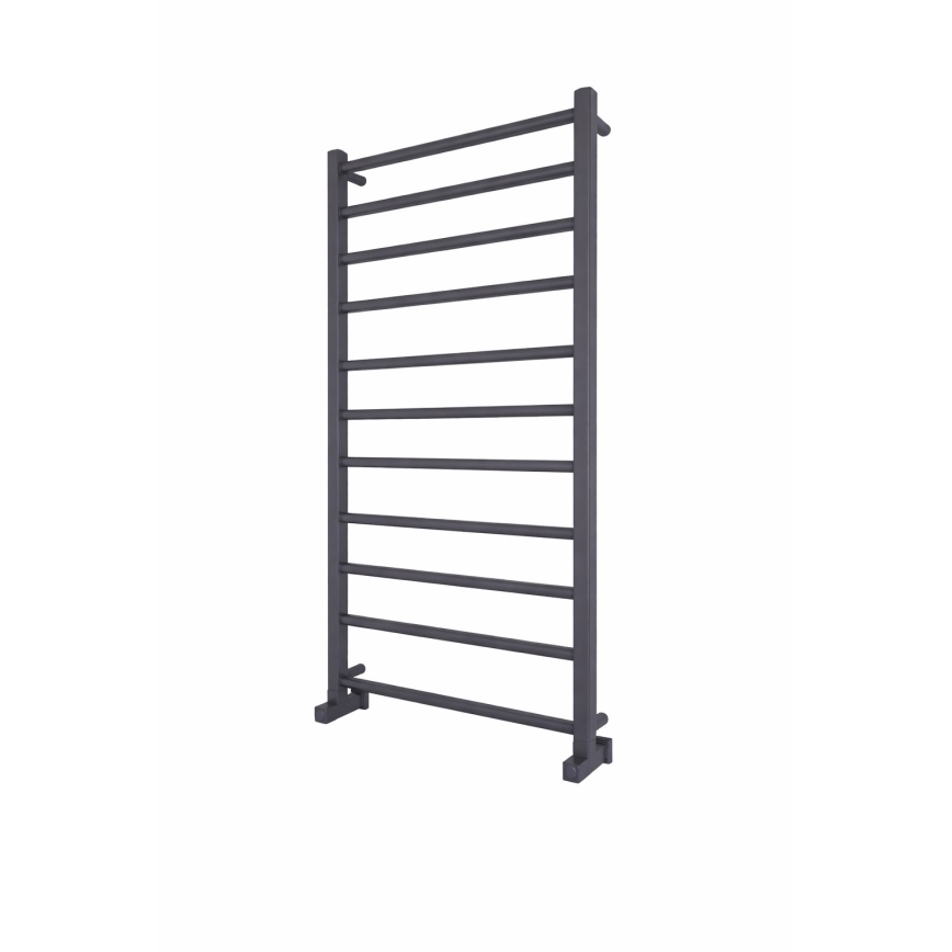 Badkamer handdoekradiator INOX TOKIO 233W/230V 117x53 cm roestvrij staal/antraciet