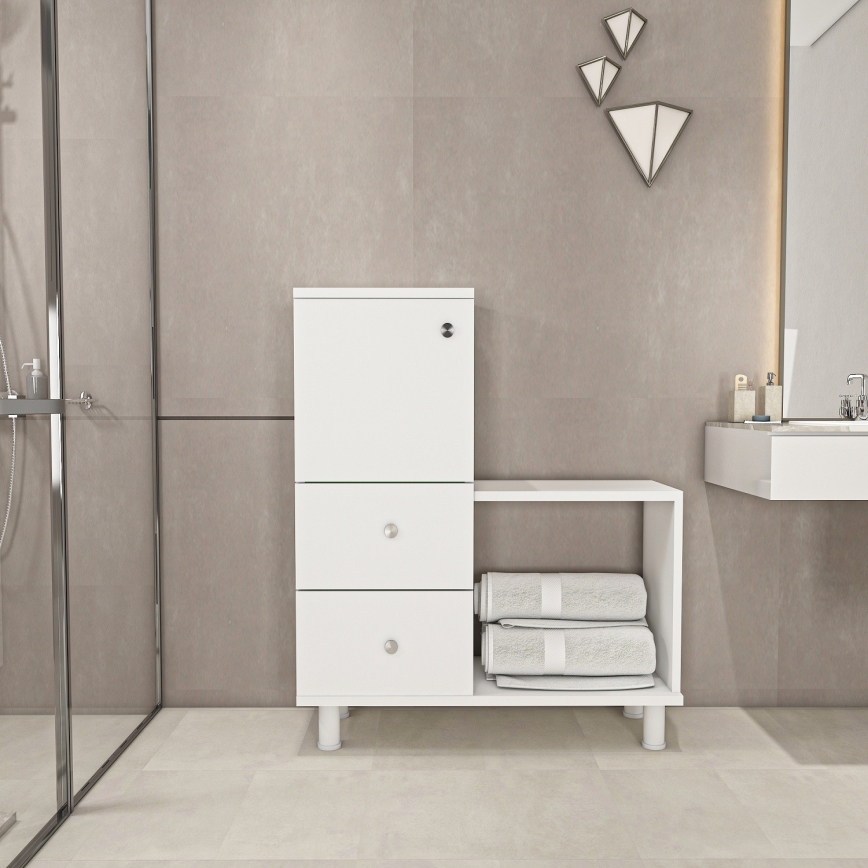 Badkamer Kast PAMIR 84,2x67,4 cm wit