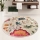 Badkamer mat ARYA diameter 100 cm kleurrijk