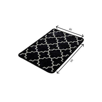 Badkamer mat KUPA 40x60 cm zwart