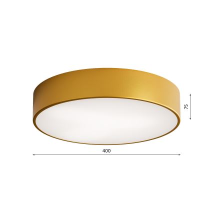 Badkamer Plafond Lamp CLEO 3xE27/24W/230V d. 40 cm goud IP54