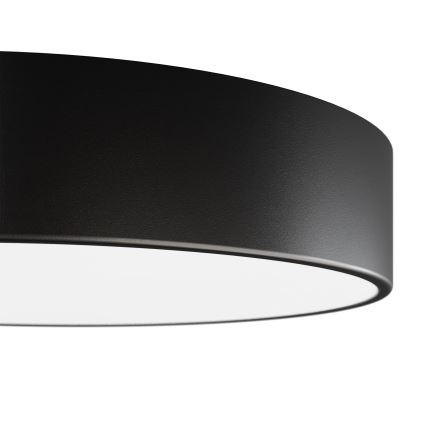 Badkamer plafondlamp CLEO 2xE27/24W/230V d. 30 cm zwart IP54