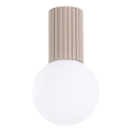 Badkamer plafondlamp HALO 1xG9/8W/230V diameter 12 cm IP44 beige